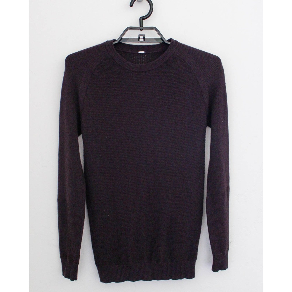 Lululemon Sweater Womens Small ? Purple Pullover Simply Wool Knit Crewneck
